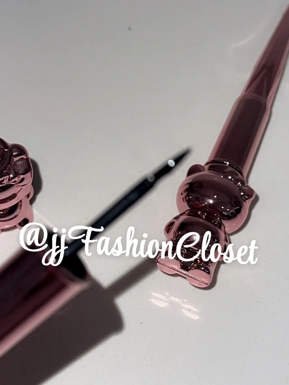 Rose Metallic eyeliner Liner Duo - Black